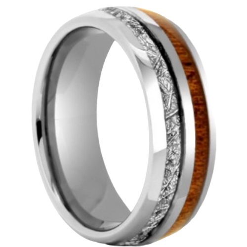 Koa and sales tungsten rings